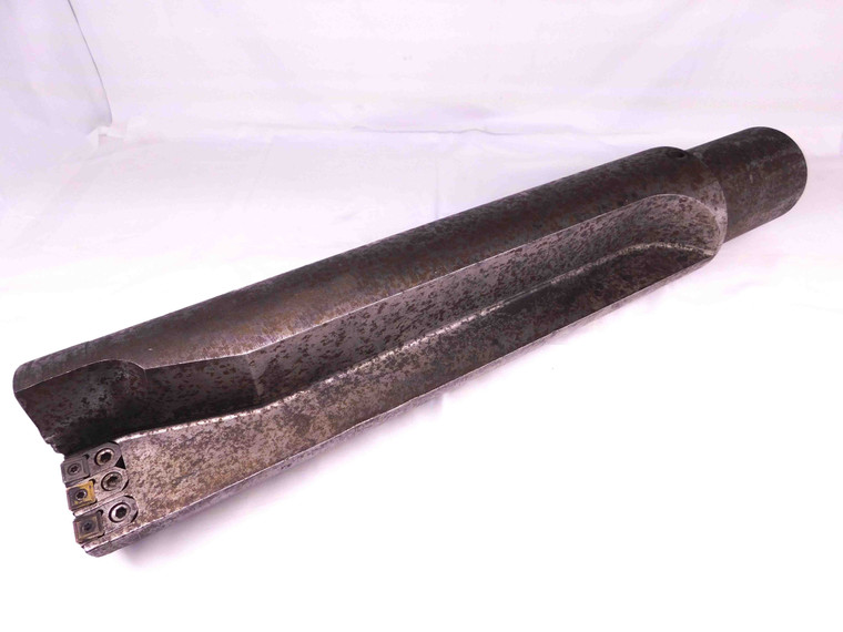 4 1/2 O.D. 23.75 OAL COOLANT THRU INDEXABLE INSERT DRILL 3 1/2 SHANK 2 FLUTE 4.5