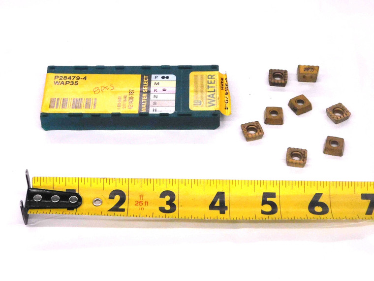 8pcs NEW WALTER P28479-4 WAP35 TiN COATED CARBIDE INSERTS INDEXABLE TOOLING CNC - MW2144CT4