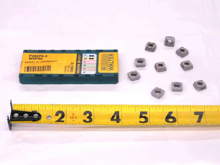10pcs NEW WALTER P28475-4 WXP40 CARBIDE DRILLING INSERTS INDEXABLE TOOLING CNC - MW2149CT4