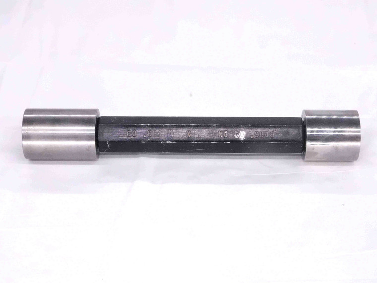 .9840 & .9848 CL X PIN PLUG GAGE GO NO GO .9844 -.0004 63/64 25 mm .984 CHECK - MW2197BY4