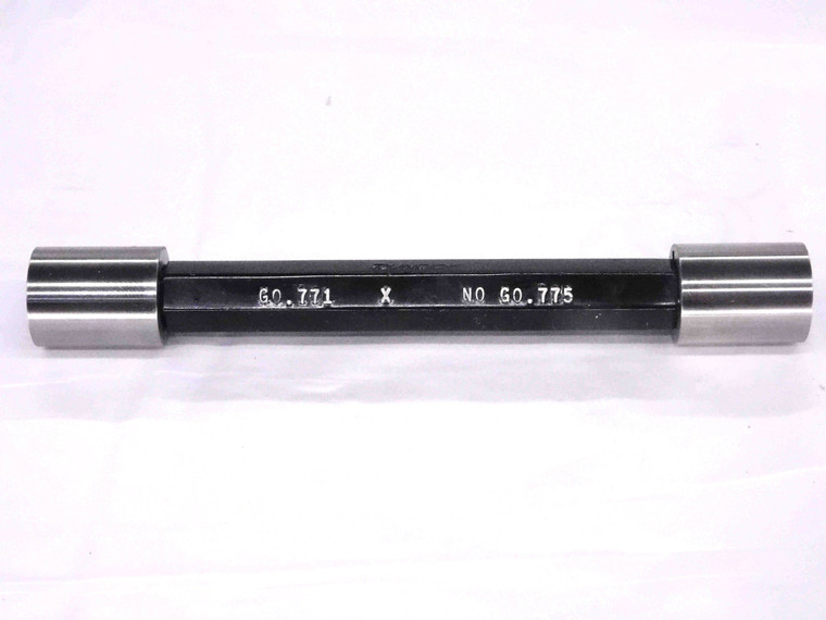 .7750 & .7750 CL X PIN PLUG GAGE GO NO GO .7813 -.0063 25/32 19.685 mm .775 .775 - MW2202BY4