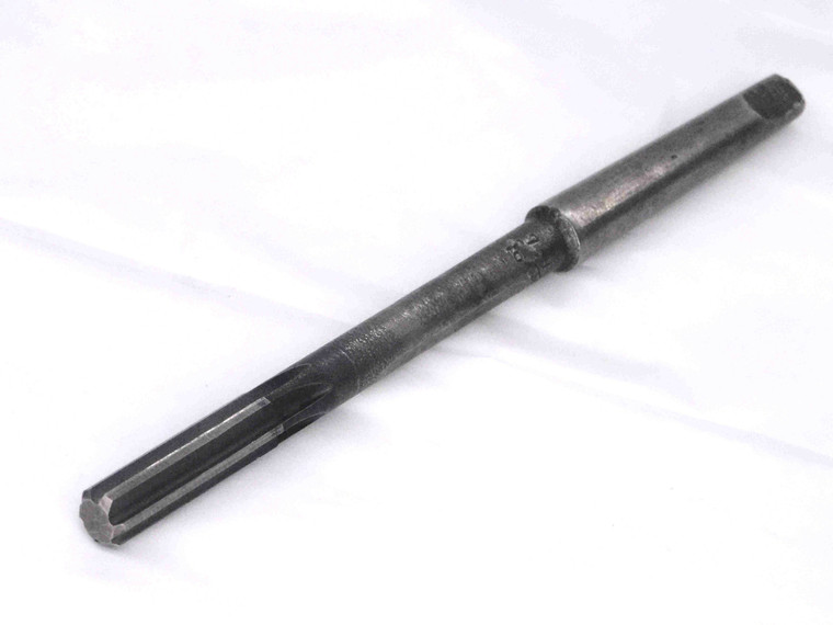 W&B 0.38 OD HSS REAMER MT1 SHANK 6 FL .38 .3800 3/8 .3750 +.0050 OVERSIZE CNC - MW2357BD4