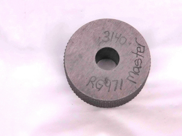 .3140 MASTER PLAIN BORE RING GAGE .3125 +.0015 OVERSIZE 5/16 8 mm .314 CHECK - MW2481CT4