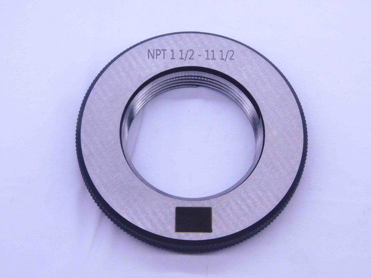 NEW 1 1/2 11 1/2 NPT L1 3 STEP PIPE THREAD RING GAGE 1.5 1.50 1.500 N.P.T. CHECK - DW33082MSAF