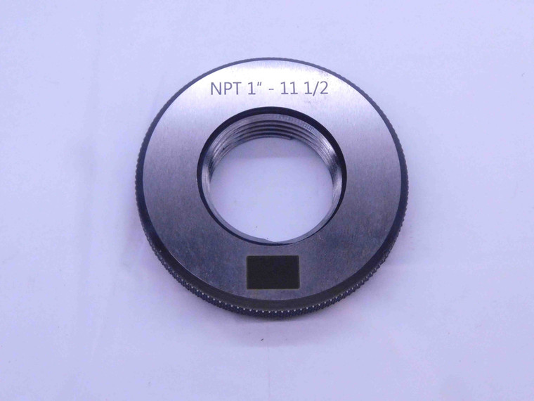 NEW 1" 11 1/2 NPT L1 3 STEP PIPE THREAD RING GAGE 1.0 1.00 1.000 1.0000 N.P.T. - DW33084MSAF