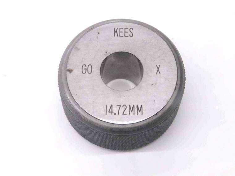 14.720 CL X MASTER PLAIN BORE RING GAGE 15.000 -.280 UNDERSIZE 15 mm .5795 14.72 - MW2554CT4