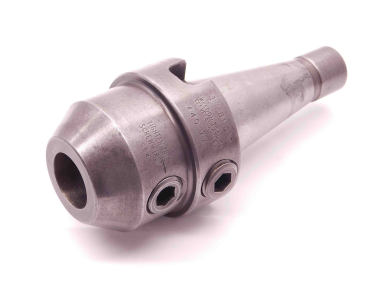 NMTB40 WELDON 1" I.D. SOLID END MILL TOOL HOLDER 1.0 2 3/4 PROJECTION BND-7 - BR8704AV4