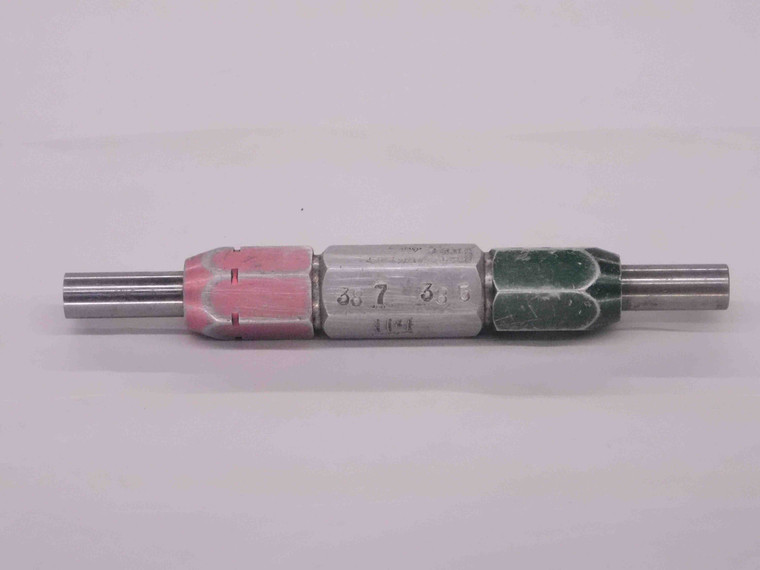 .3850 & .3870 PIN PLUG GAGE GO NO GO .3906 -.0036 OVERSIZE 25/64 10 mm .385 .387 - MW2699LVR