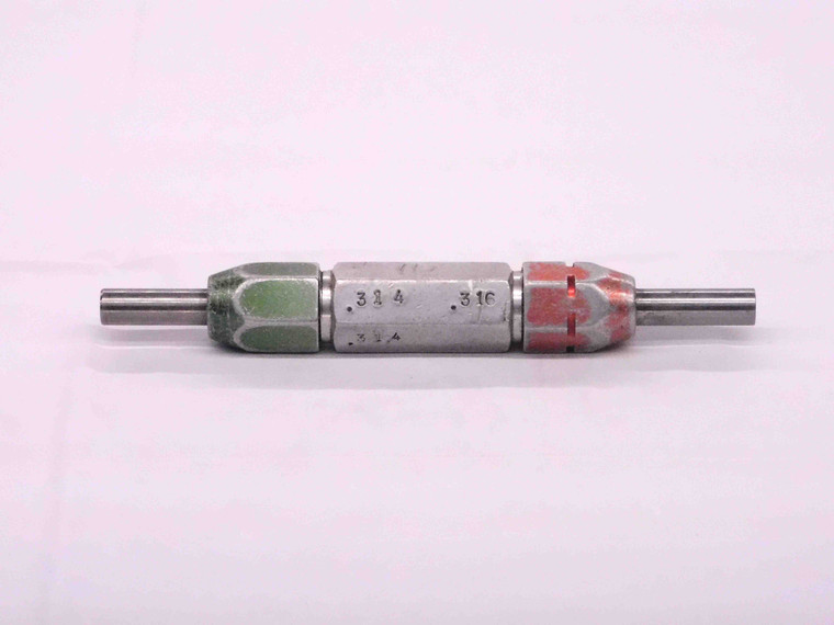 .3140 & .3160 PIN PLUG GAGE GO NO GO .3125 +.0015 OVERSIZE 5/16 8 mm .314 .316 - MW2717LVR