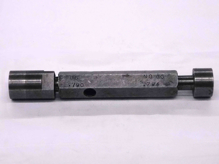 .7900 & .7940 PIN PLUG GAGE GO NO GO .7969 -.0029 OVERSIZE 51/64 20 mm .790 .794 - MW2735LVR