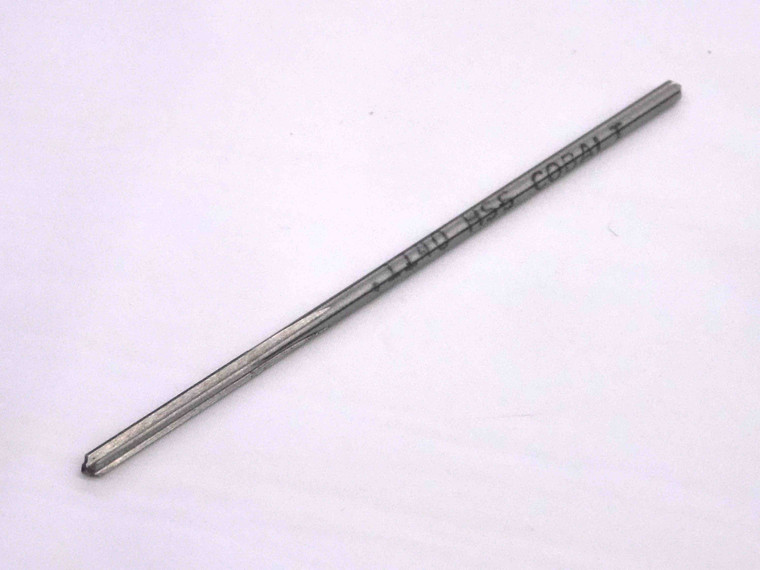 L&I 0.114 OD HSS COBALT REAMER STRAIGHT 4 FL .114 .1140 .1250 UNDERSIZE 3 mm - MW2811BD4