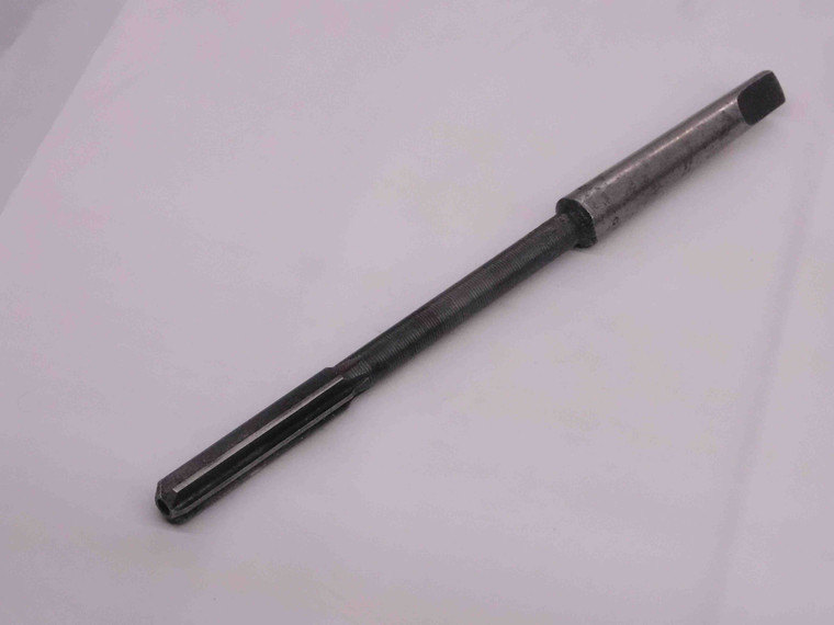 W&B 0.369 OD HSS REAMER MT1 SHANK 6 FL .369 .3690 3/8 .3750 -.0060 UNDERSIZE - MW2869BD4