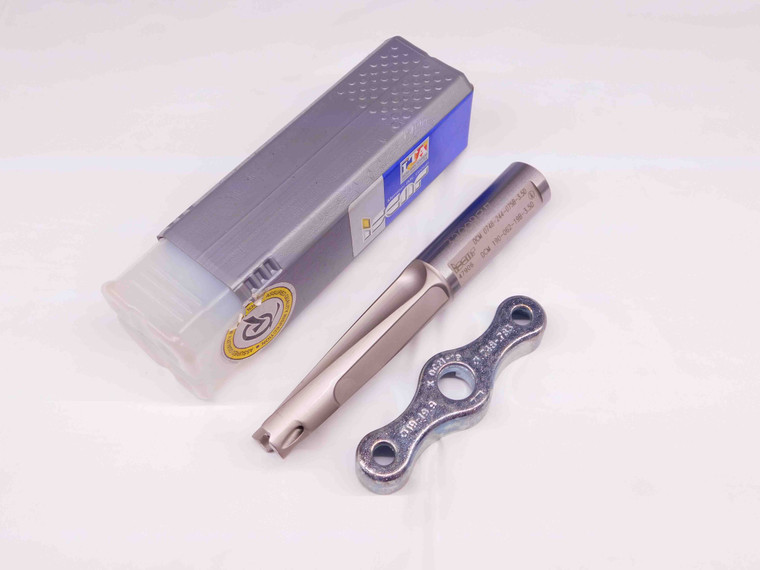 ISCAR 19 - 19.9mm O.D. INDEXABLE DRILL DCM 0748-244-075B-3.5D 19mm SHANK 2 FL - BR8775CT4