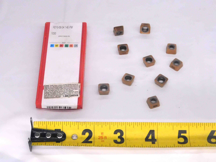 10pcs NEW SANDVIK COROMANT R210-09 04 14E-PM 1030 CARBIDE INSERTS MILLING - MW2515CE4