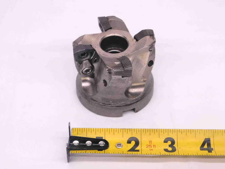 2 1/2 O.D. COOLANT THRU FACE MILL 1" PILOT 3/8 KEY HOLDS 4 INSERTS - MW2522CE4