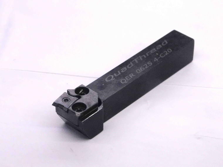 QUADTHREAD QER 0625 4-C20 LATHE TURNING TOOL HOLDER 5/8 SQUARE SHANK 4" OAL - MW2669CT4