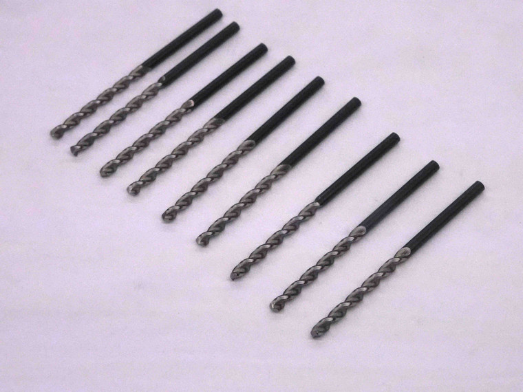 9PCS GUHRING 1/8 O.D. HSS JOBBER TWIST DRILL BIT 9005490031700 3.1mm SHANK .125 - MW2762CT4
