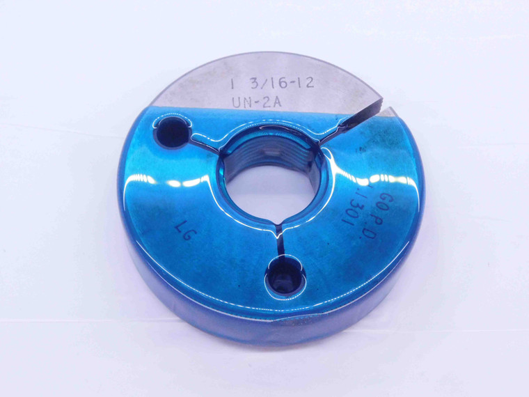 1 3/16 12 UN 2A SPECIAL THREAD RING GAGE 1.1875 GO ONLY P.D. = 1.1301 CHECK - DW33272CT4