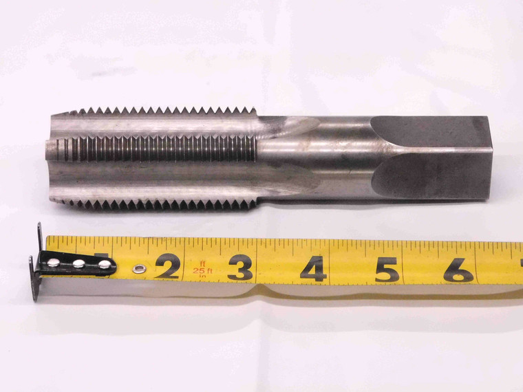 WIDELL 1 1/2 8 GH-5 HSS PLUG TAP 4 STRAIGHT FLUTE 1.5 UN THREADING MADE IN USA - MW2891AX4