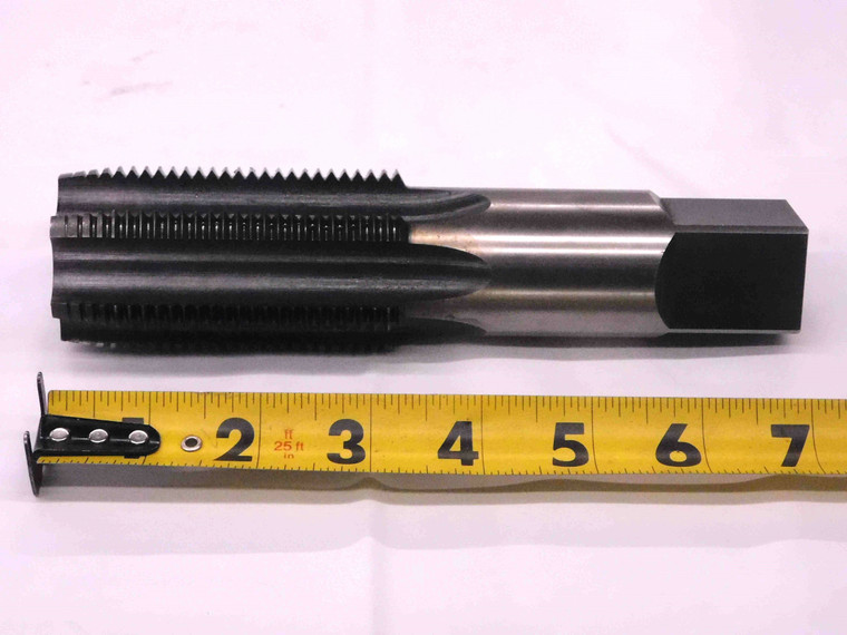 MORSE 1 3/4 8 NS GH6 HSS PLUG TAP 6 STRAIGHT FLUTE 1.75 UNS MADE IN USA - MW2902AX4