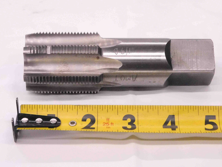 NORTH AMERICAN 1 5/8 12 GH6 HSS PLUG TAP 6 STRAIGHT FLUTE 1.625 UN - MW2907AX4