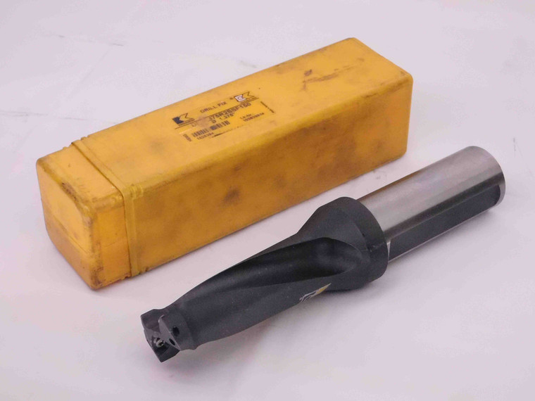 KENNAMETAL 1 3/8 O.D. INDEXABLE DRILL DFT1375R2SSF150 1 1/2 SHANK 1.375 DFT06T3. - MW2934CG4