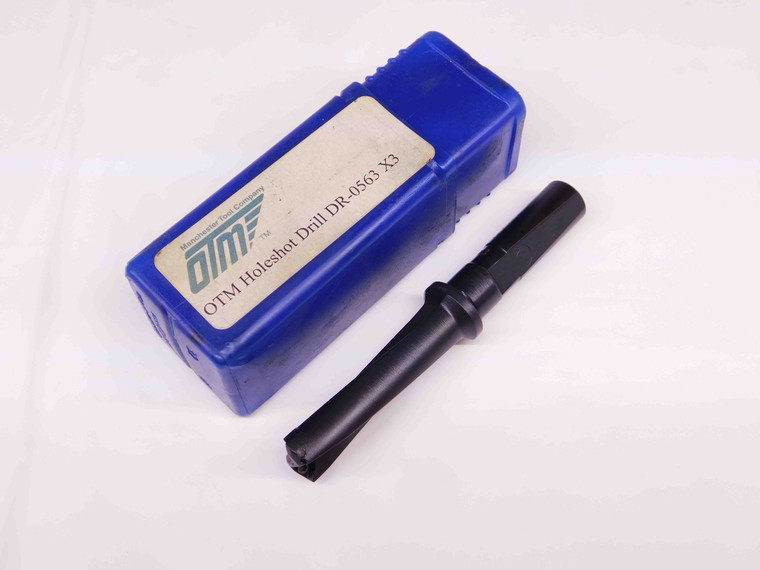 MANCHESTER 9/16 O.D. INDEXABLE INSERT DRILL OTM DR0563-X3 1/2 SHANK 2 FL .5625 - BR8885CT4