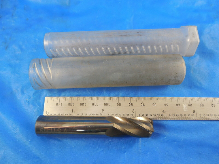 APPROX .615 DIA 1 1/4 LOC 5/8 SHANK 3 7/16 OAL 4 FLUTE CARBIDE END MILL TOOLING
