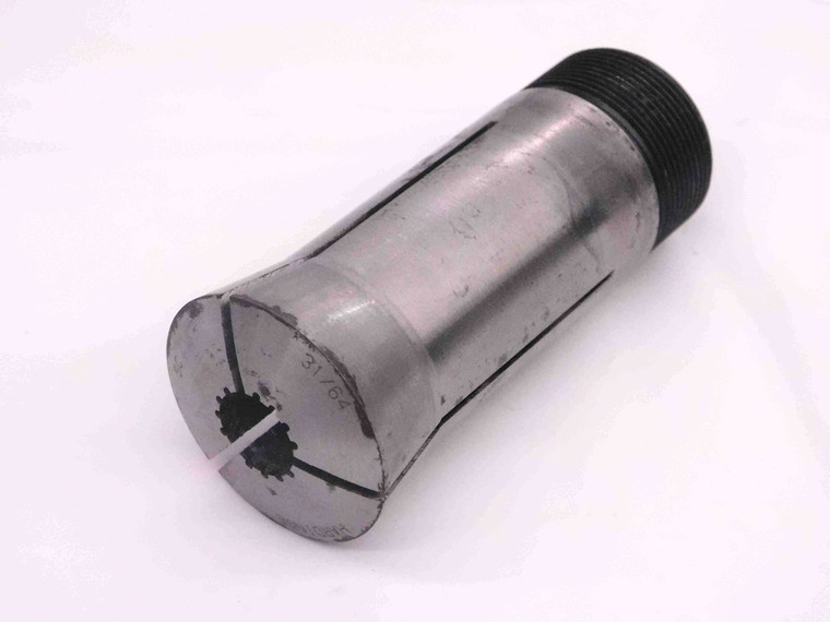 HARDINGE 5C SERRATED ROUND COLLET SIZE 31/64 LATHE MILLING CNC PRECISION .4844 - MW3073LVR