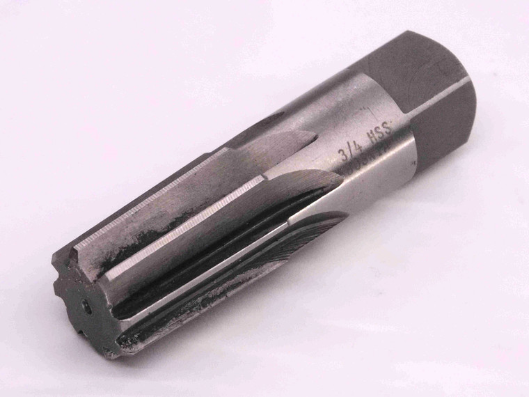 CLEVELAND 3/4 O.D. HSS PIPE REAMER 8 FLUTE .75 .7500 ONSIZE 19 mm MADE IN USA - MW3177CM4