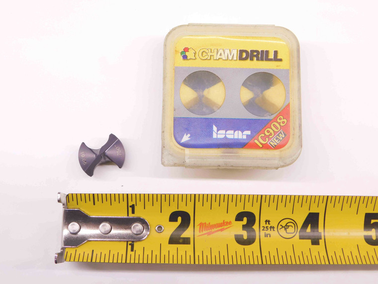 1pc ISCAR IDI 0750-SG IC908 TiAlN CARBIDE REPLACEABLE DRILL TIP INSERT 3/4 OD - BR8975CT4