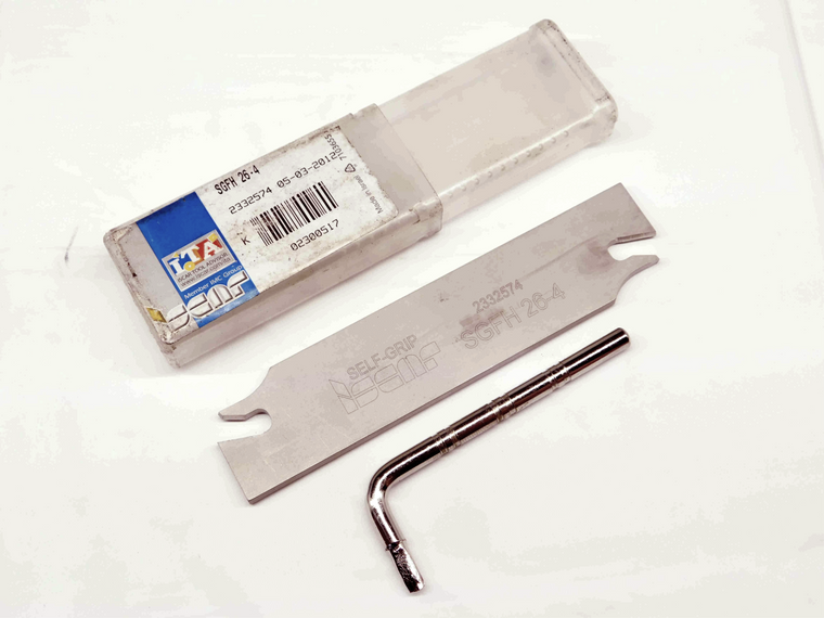 ISCAR SELF GRIP SGFH 26-4 SINGLE END RIGHT HAND INDEXABLE CUTOFF BLADE 110mm OAL - BR8999AC5