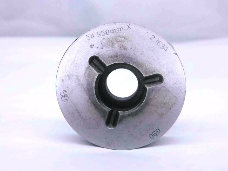 54.950 CLASS X METRIC PIN PLUG GAGE 55.000 -.050 UNDERSIZE 55 mm 2.1634 54.95 - MW3258AZ4