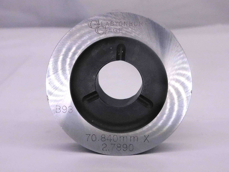 70.840 CLASS X METRIC PIN PLUG GAGE 71.000 -.160 UNDERSIZE 71 mm 2.7890 70.84 - MW3269AZ4