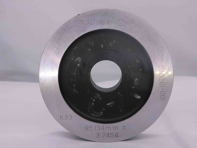95.134 CLASS X METRIC PIN PLUG GAGE 95.000 +.134 OVERSIZE 95 mm 3.7454 - MW3286AZ4