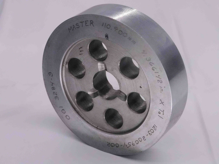 110.900 CL X METRIC PIN PLUG GAGE 111.000 -.100 UNDERSIZE 111 mm 4.3661 110.90 - MW3301AZ4_