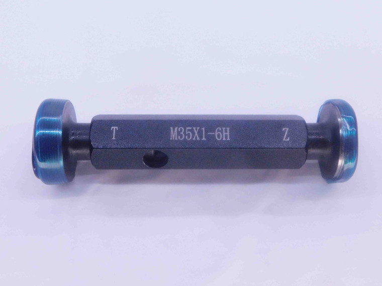 NEW M35 X 1 6H METRIC THREAD PLUG GAGE 35 1.0 GO NO GO P.D.'S = 34.350 & 34.520 - DW33648MSAF