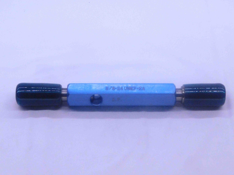 5/8 24 UNEF 2A BEFORE PLATE SET THREAD PLUG GAGE .625 GO NO GO = .5947 & .5907 - DW33664CT4