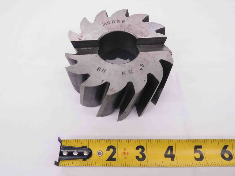 MORSE HSS SHELL MILL CUTTER 3.917 O.D. 1 1/2 PILOT 5/8 KEY WIDTH 4" UNDERSIZE - MW3529AF5