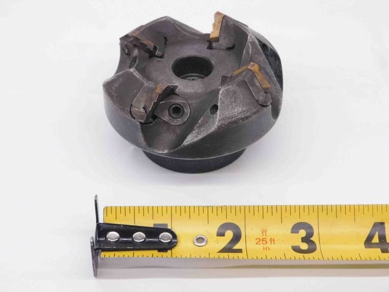 ISCAR 2" O.D. FACE MILL F45E-D2.0-.75 3/4 PILOT 5/16 KEY HOLDS 4 INSERTS 2.0 - MW3530AF5