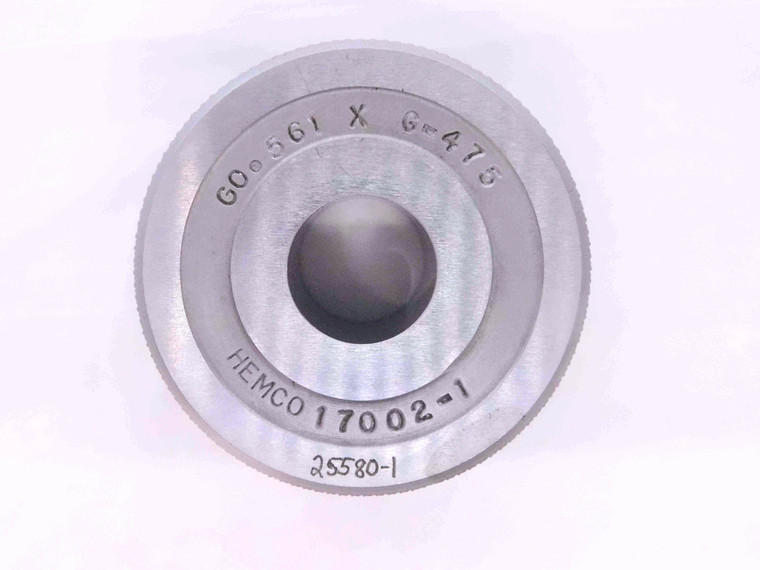 .5610 CL X MASTER PLAIN BORE RING GAGE .5625 -.0015 9/16 14.249 mm .561 - MW3541AH5