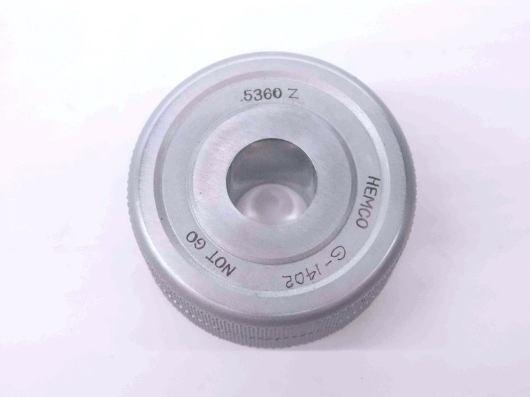 .5360 CL Z MASTER PLAIN BORE RING GAGE .5313 +.0047 17/32 13.614 mm .536 - MW3556AH5