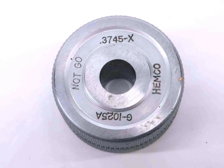 .3745 CLASS X MASTER PLAIN BORE RING GAGE .3750 -.0005 UNDERSIZE 3/8 9.512 mm - MW3580AH5