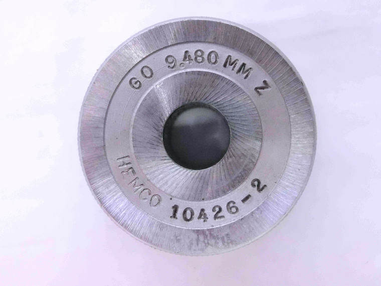 9.480 CL Z MASTER PLAIN BORE RING GAGE 9.500 -.020 UNDERSIZE 9.5 mm .3732 9.48 - MW3603AH5