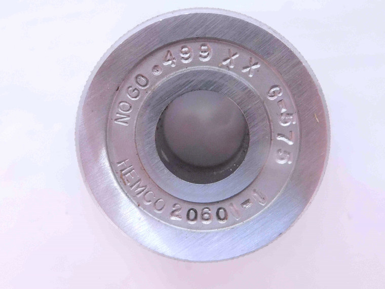 .4990 CL XX MASTER PLAIN BORE RING GAGE .5000 -.0010 1/2 12.675 mm .499 - MW3616AH5