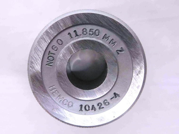 11.850 CL Z MASTER PLAIN BORE RING GAGE 12.000 -.150 UNDERSIZE 12 mm .4665 11.85 - MW3628AH5
