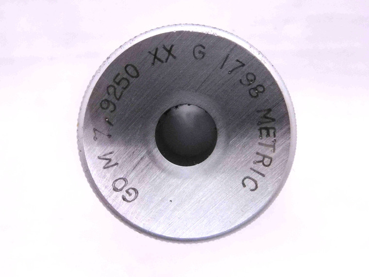 7.925 CLASS XX MASTER PLAIN BORE RING GAGE 8.000 -.075 UNDERSIZE 8 mm .3120 - MW3649AH5
