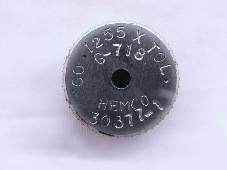 .1255 CLASS X MASTER PLAIN BORE RING GAGE .1250 +.0005 OVERSIZE 1/8 3 mm - MW3662AH5