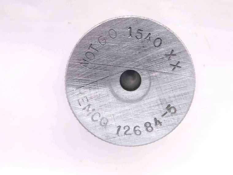 .1540 CLASS XX MASTER PLAIN BORE RING GAGE .1563 -.0023 UNDERSIZE 5/32 4 mm .154 - MW3685AH5