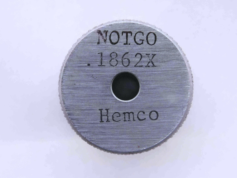 .1862 CLASS X MASTER PLAIN BORE RING GAGE .1875 -.0013 UNDERSIZE 3/16 4.729 mm - MW3731AH5